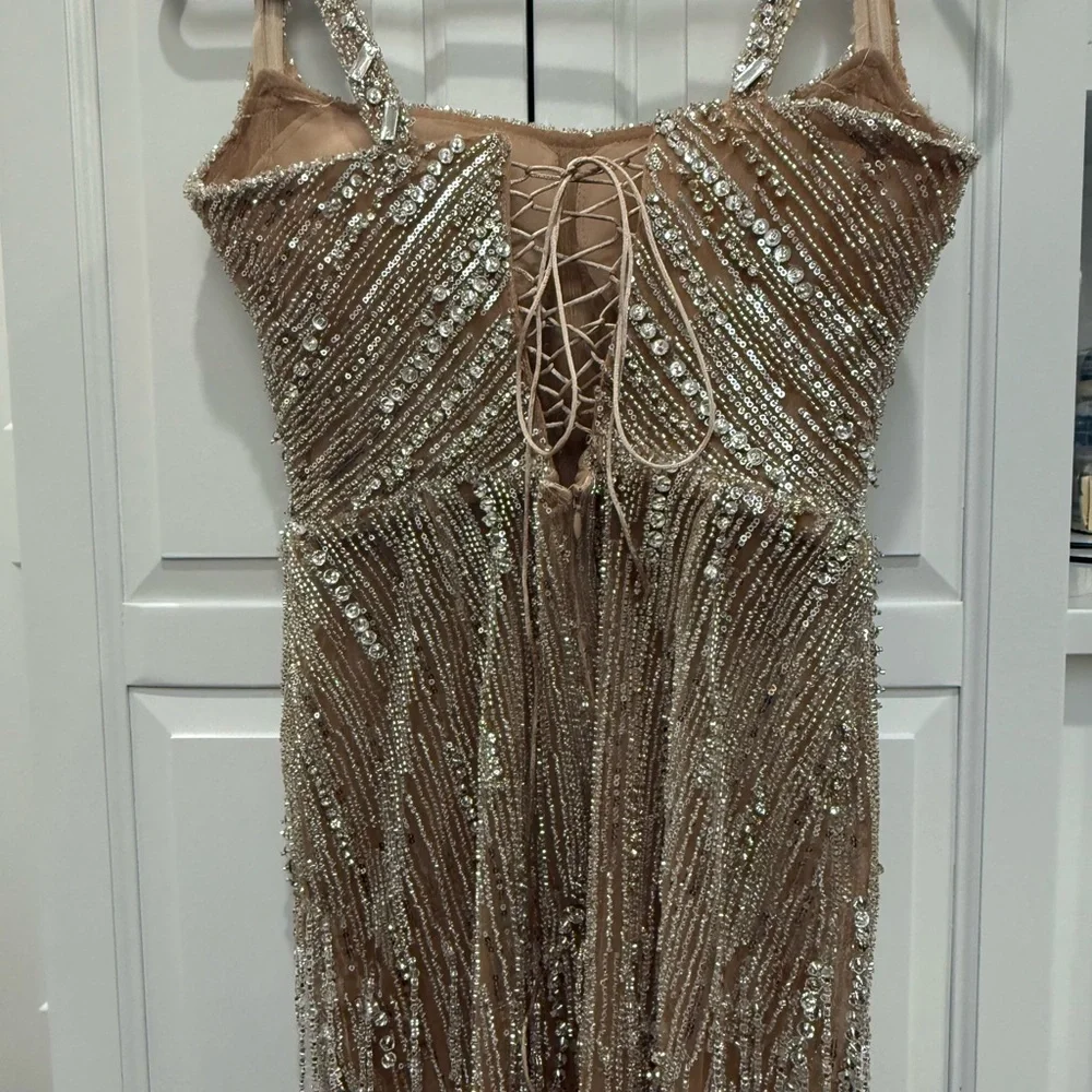 Nova Crystal Mini Dress- Albina Dyla - Picture 4 of 9